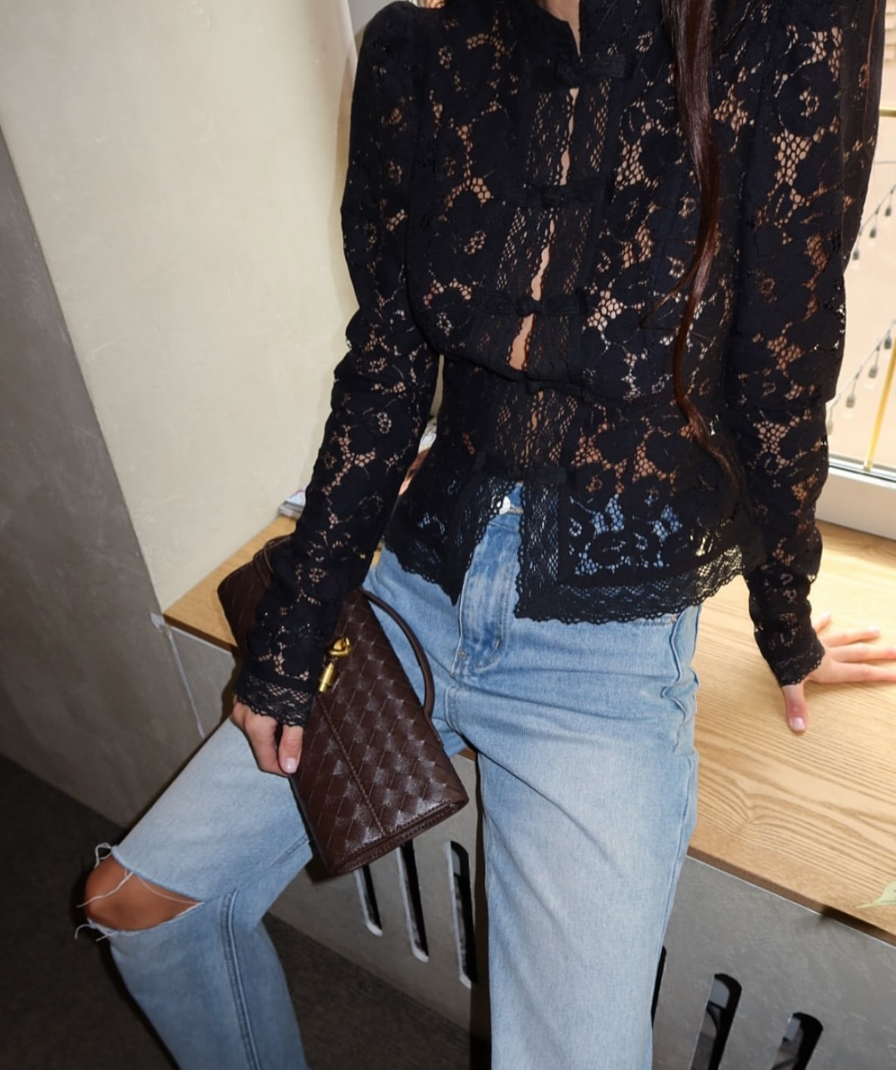 the AJOURÉ blouse