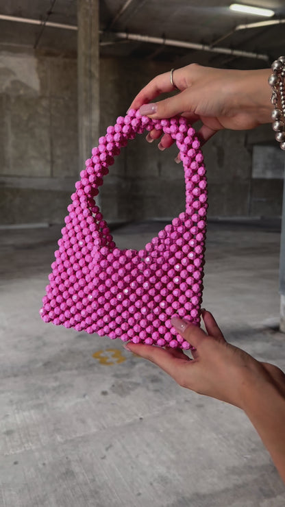 the QUARTZ bead mini bag